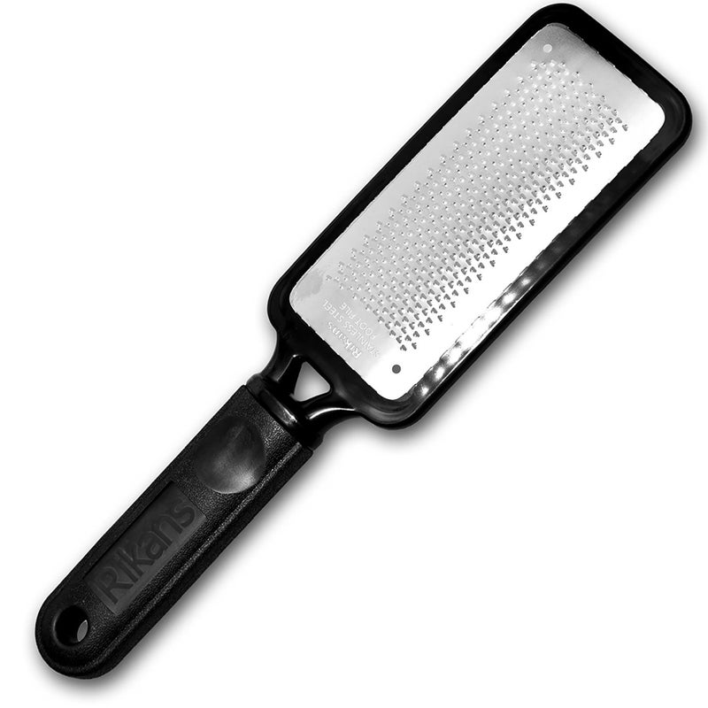 Rikans Colossal Foot rasp Foot File and Callus Remover. Best Foot Care Pedicure Metal Surface Tool to Remove Hard Skin. Can be Used on Both Wet and Dry feet  High Grade Stainless Steel File - Image 1